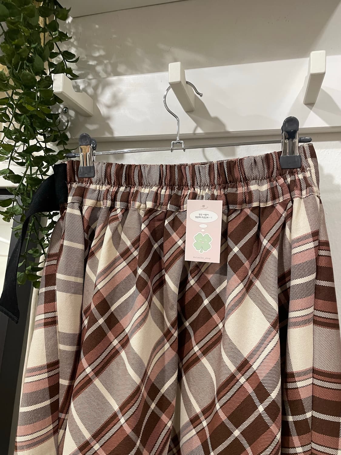 Check Asymmetrical Skirt 상품이미지9