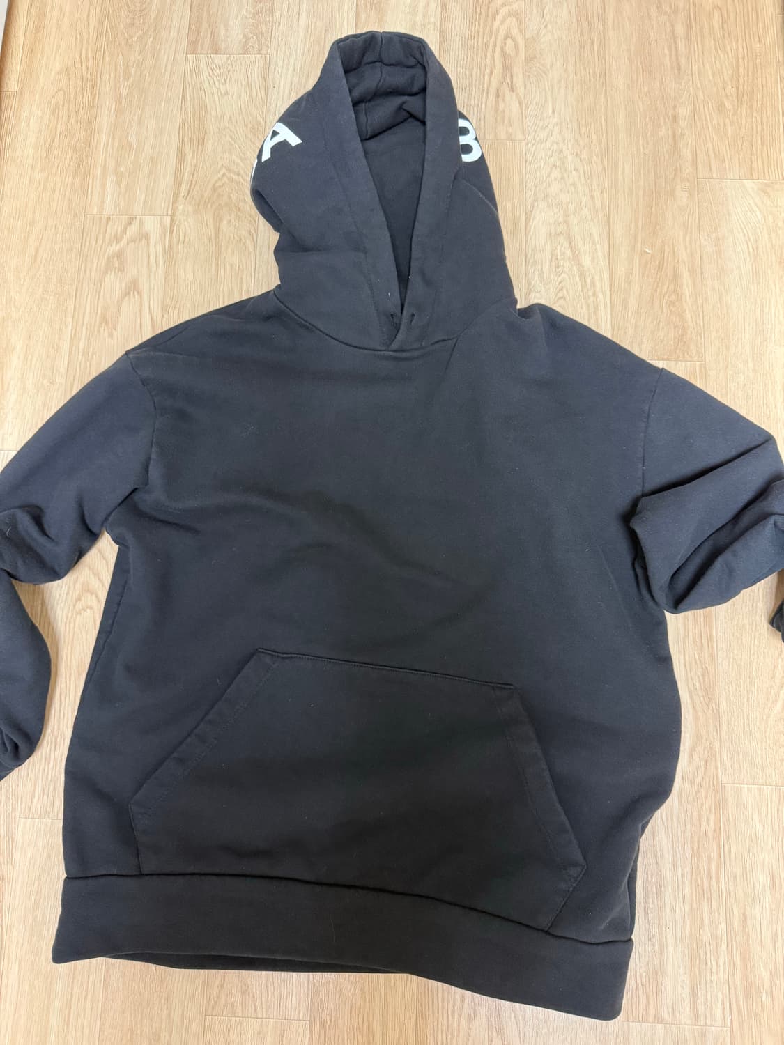 (급처)발렌시아가 모자 백로고 후드티 팔아요! 상품이미지4