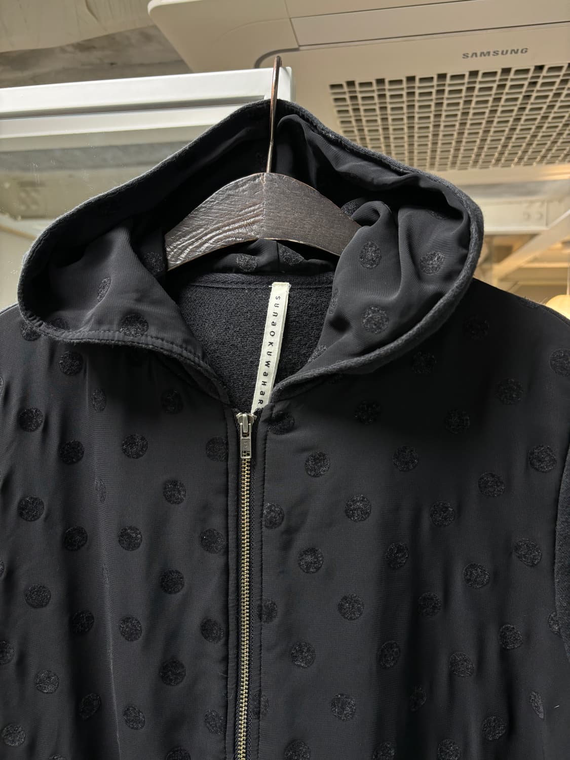 스나오 쿠라하라 도트 후드집업 상품이미지3