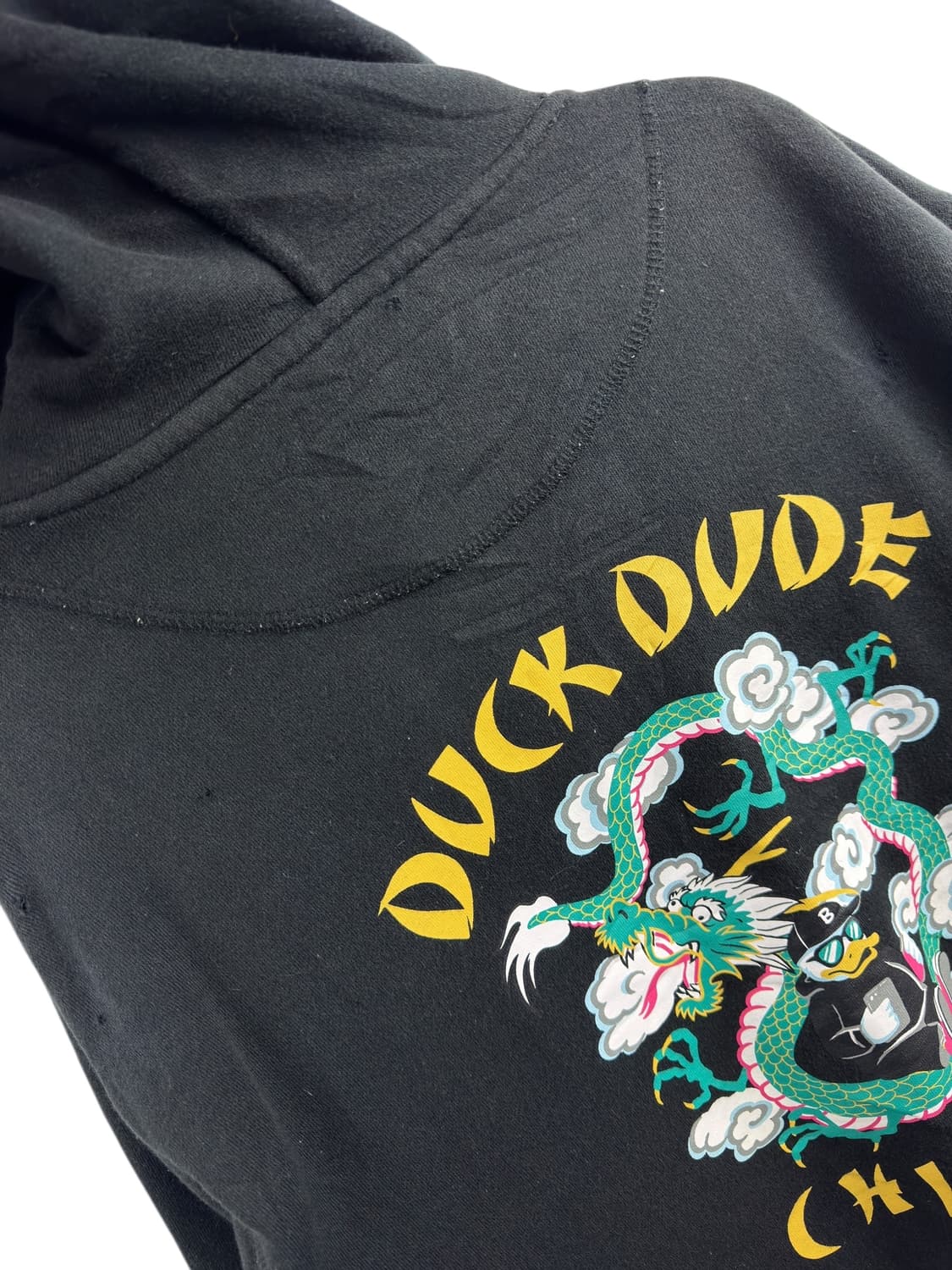 JPN 자수 블랙 후드집업1554 상품이미지5