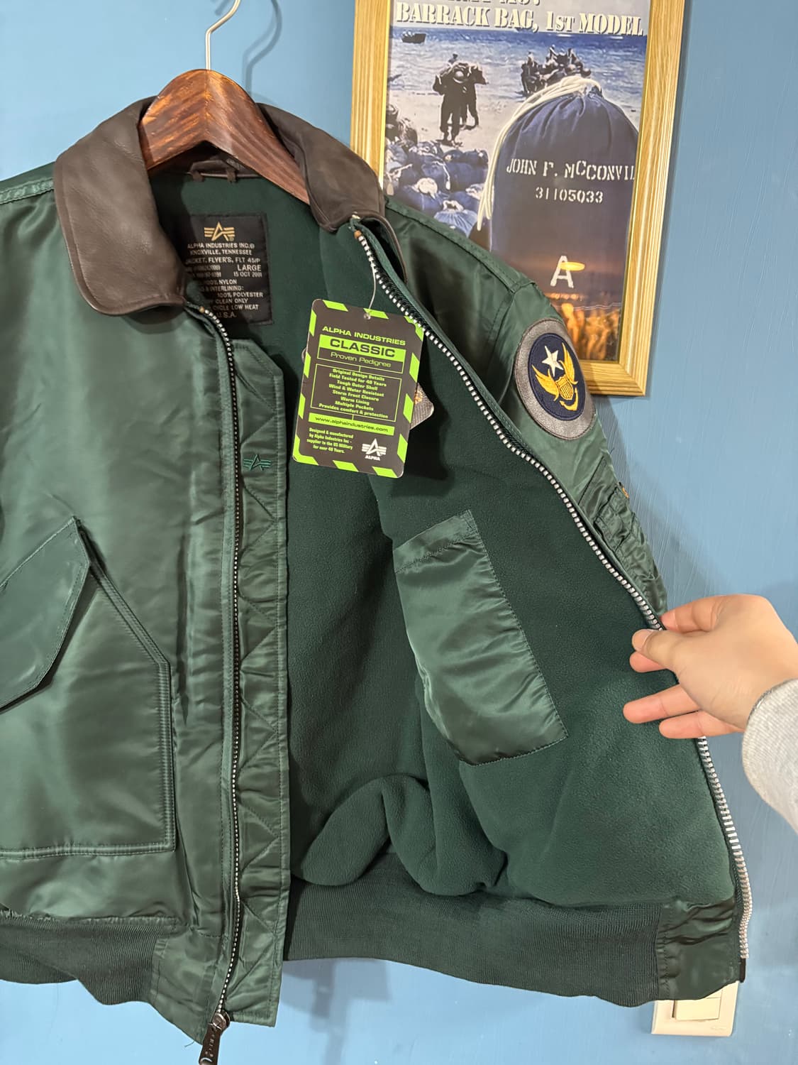 90‘s Alpha Industries FLT - 45p Flyer’s  상품이미지6