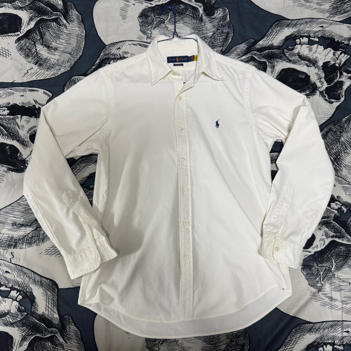 폴로 코듀로이 화이트 셔츠 M사이즈 클래식핏 상품이미지2