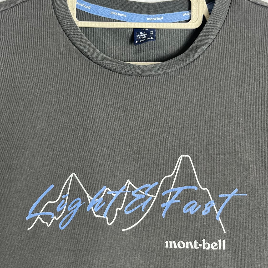 [mont-bell] 몽벨 그래픽 프린팅 테크 반팔 티셔츠 상품이미지2