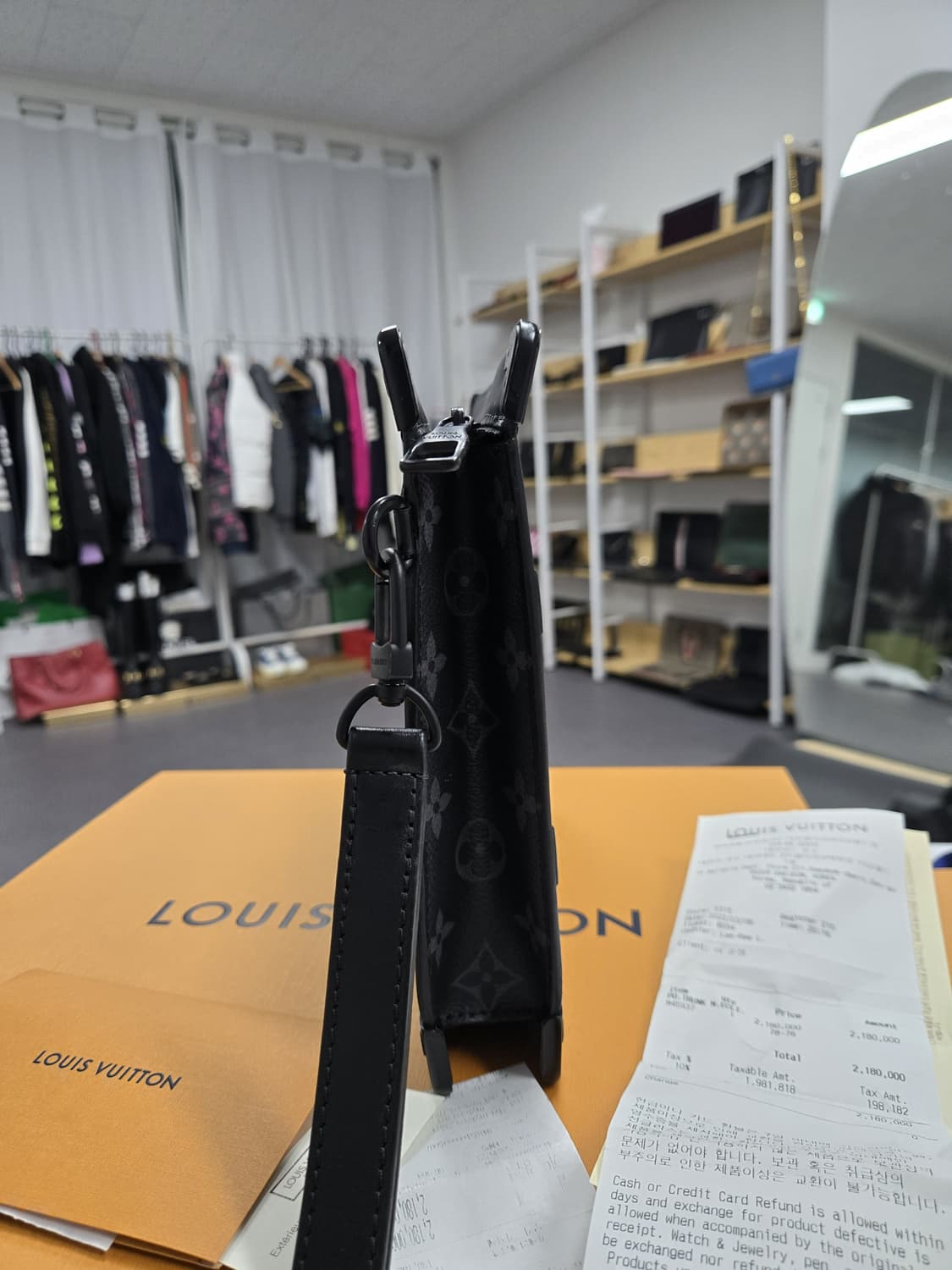 [A급컨디션]루이비통 이클립스 트렁크 클러치백 상품이미지5