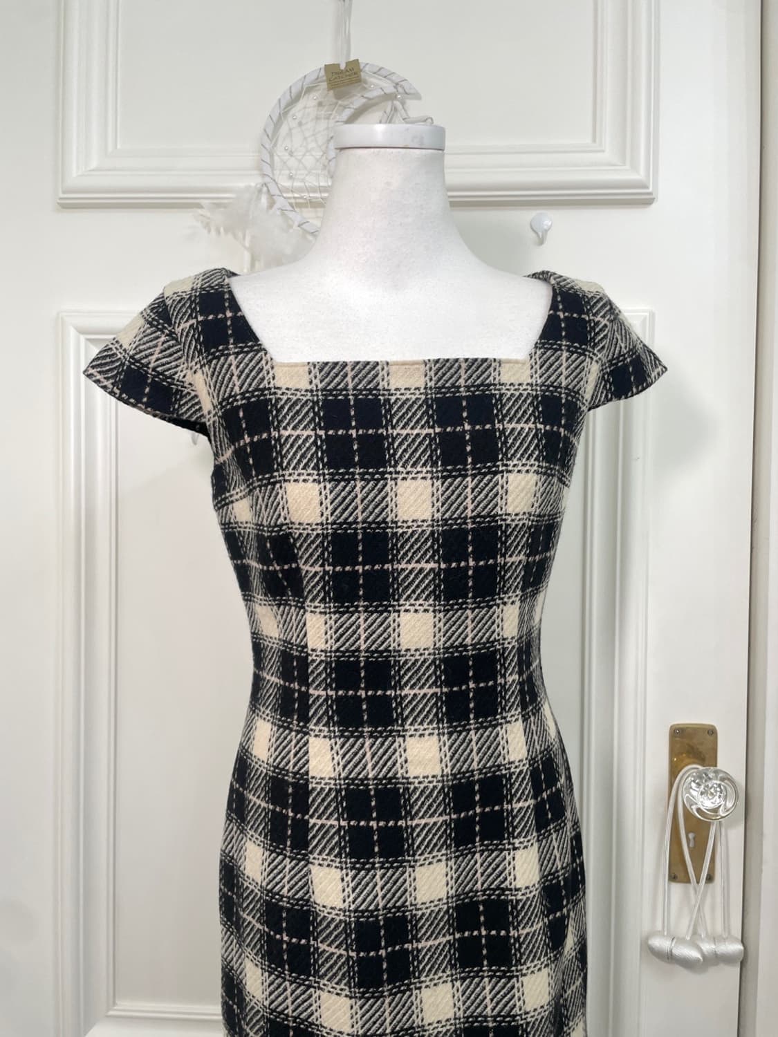 black&beige check princess line feminine 상품이미지5