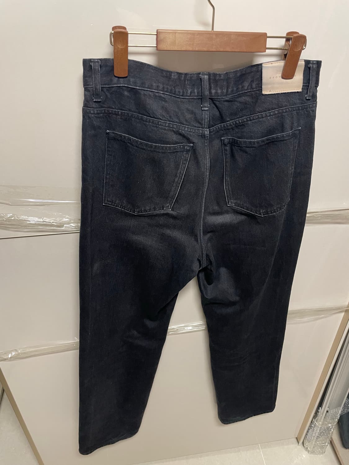 브라운야드 22SS REGULAR DENIM(BLACK) 상품이미지5