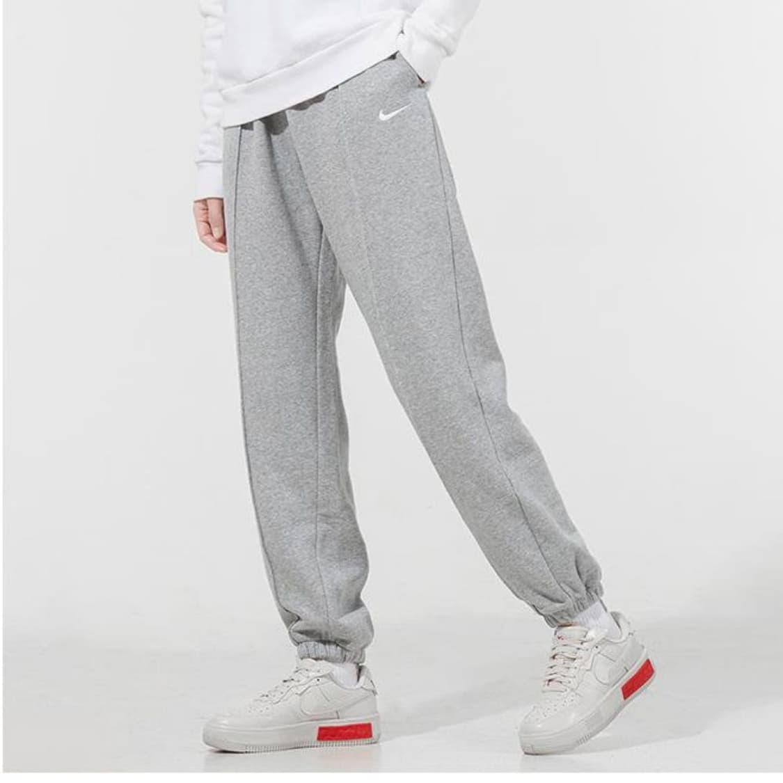 나이키 우먼스 에센셜 플리스 기모 트레이닝 팬츠 S 상품이미지2