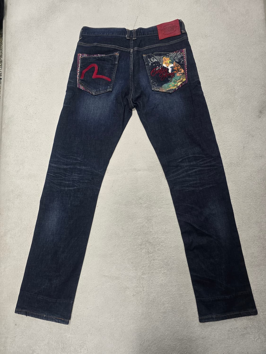 Evisu 에비수 폭스 자수 데님 청바지 32 상품이미지2