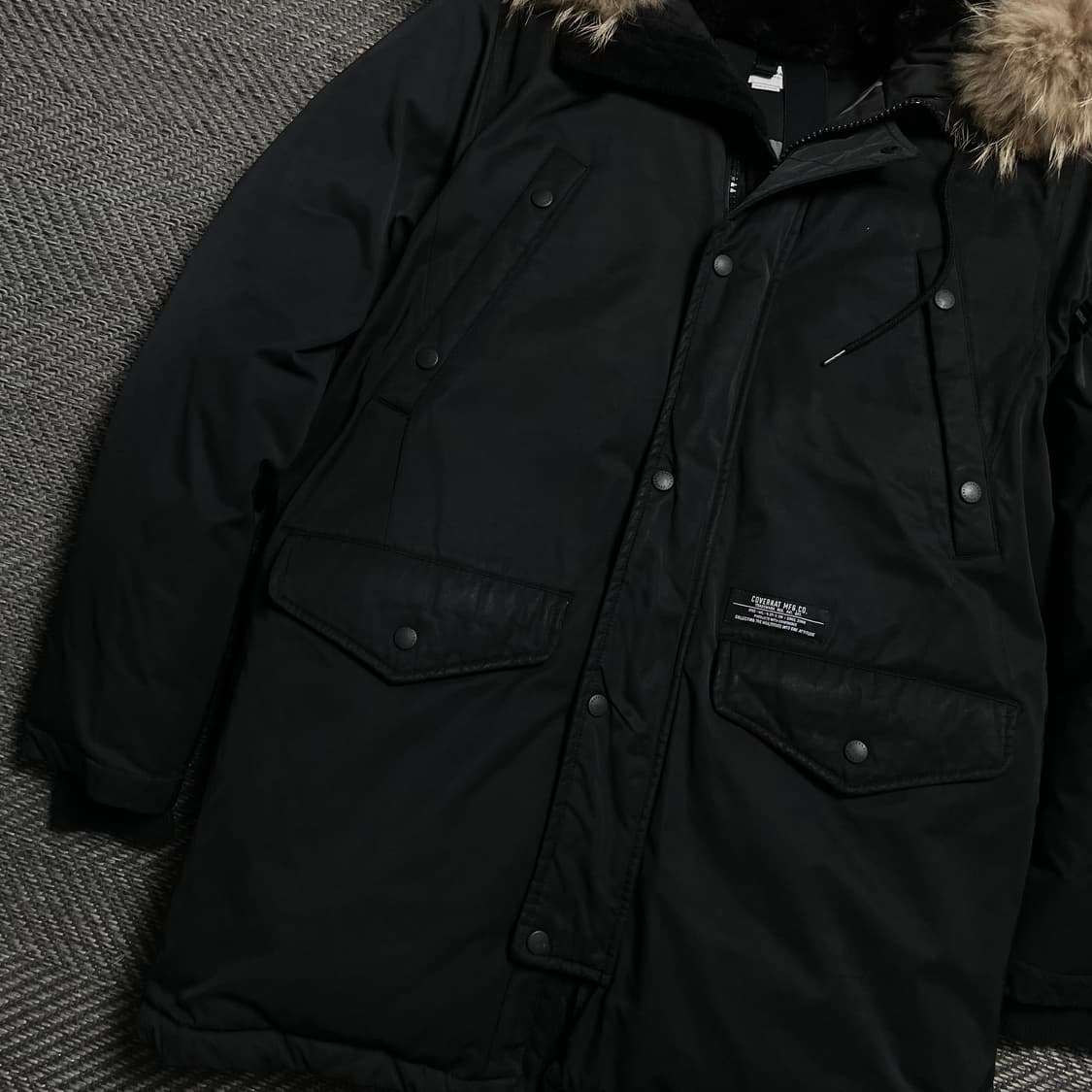 커버낫 멀티포켓 구스다운 N-3B 라쿤 퍼 점퍼 o 5416 상품이미지3