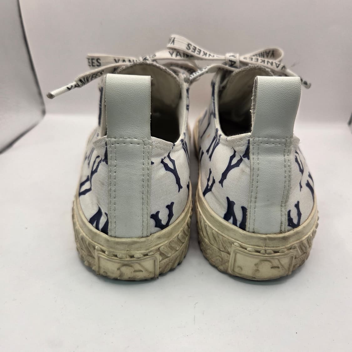 240 MLB 플레이볼 클래식 모노그램 운동화 스니커즈 화이트 블루 상품이미지4