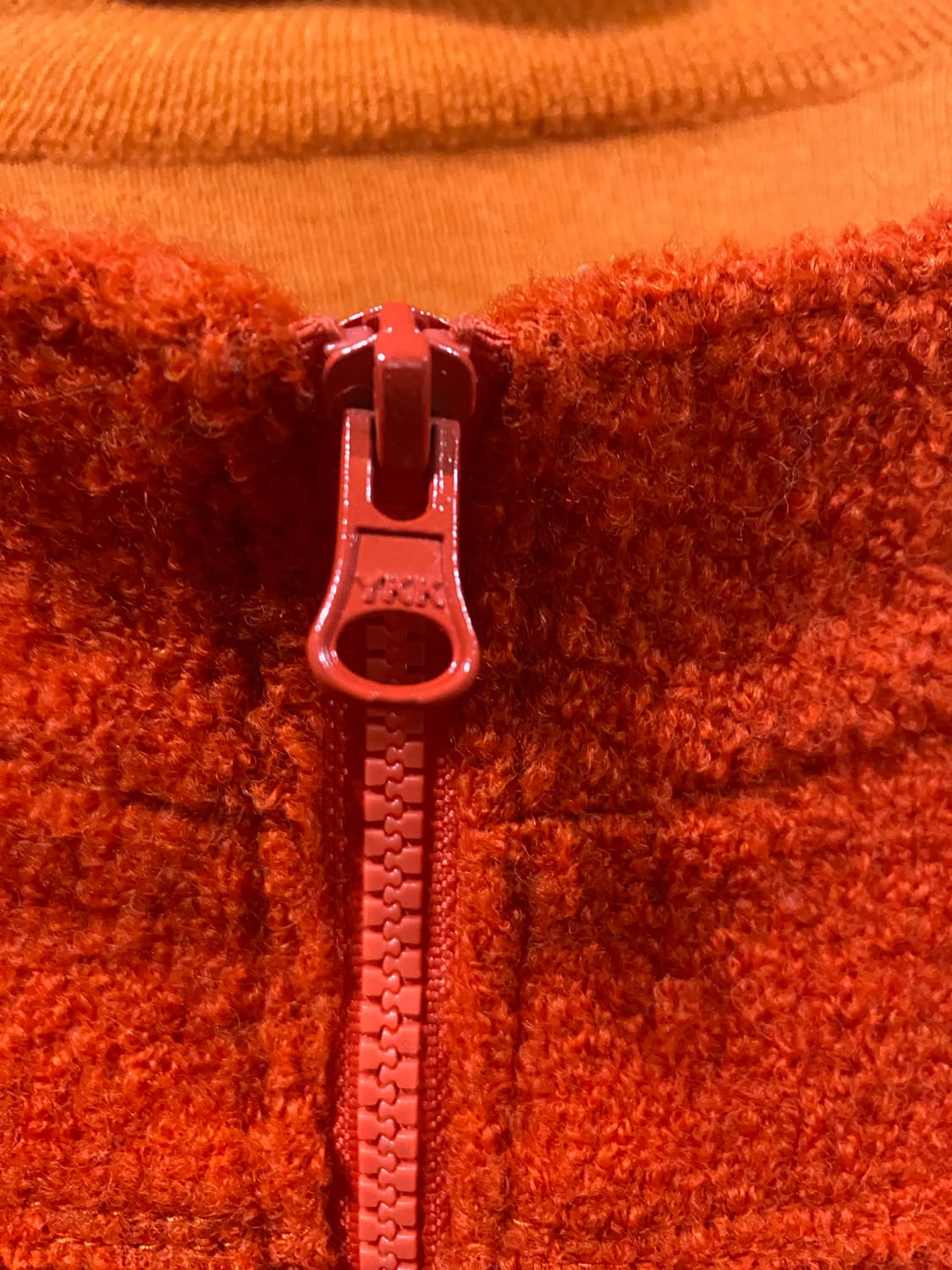 오렌지 울 혼방 숏 코트 상품이미지3