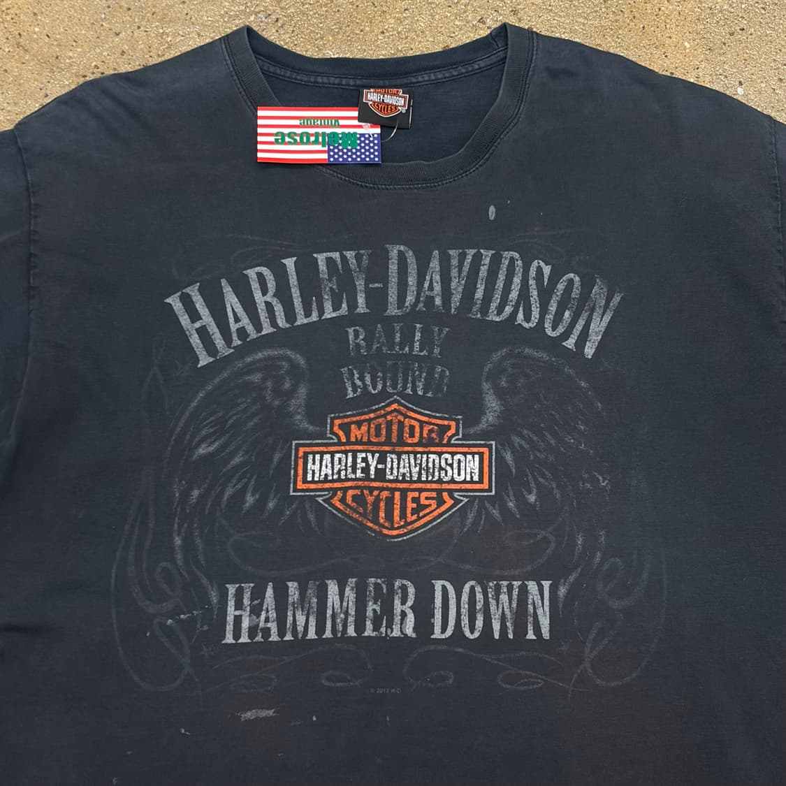 미국 빈티지 할리데이비슨 빅사이즈 반팔티 상품이미지3