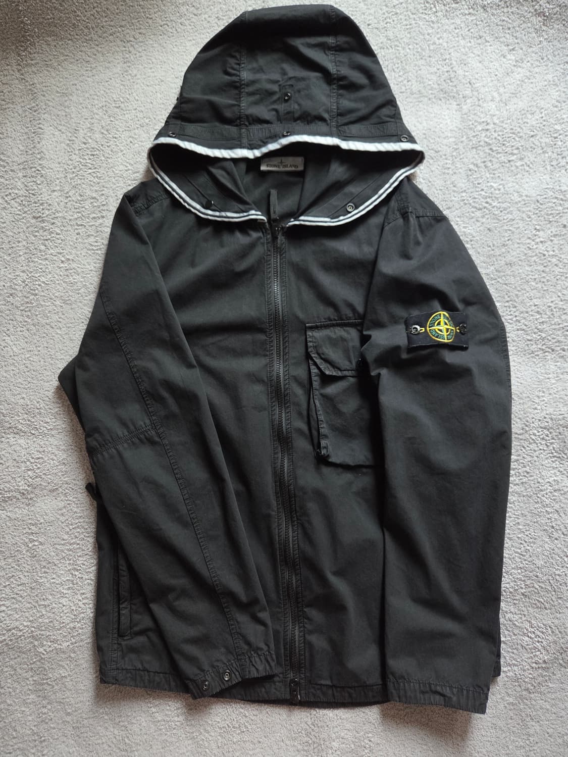 [정품] 스톤아일랜드 후드 오버셔츠 L 상품이미지1