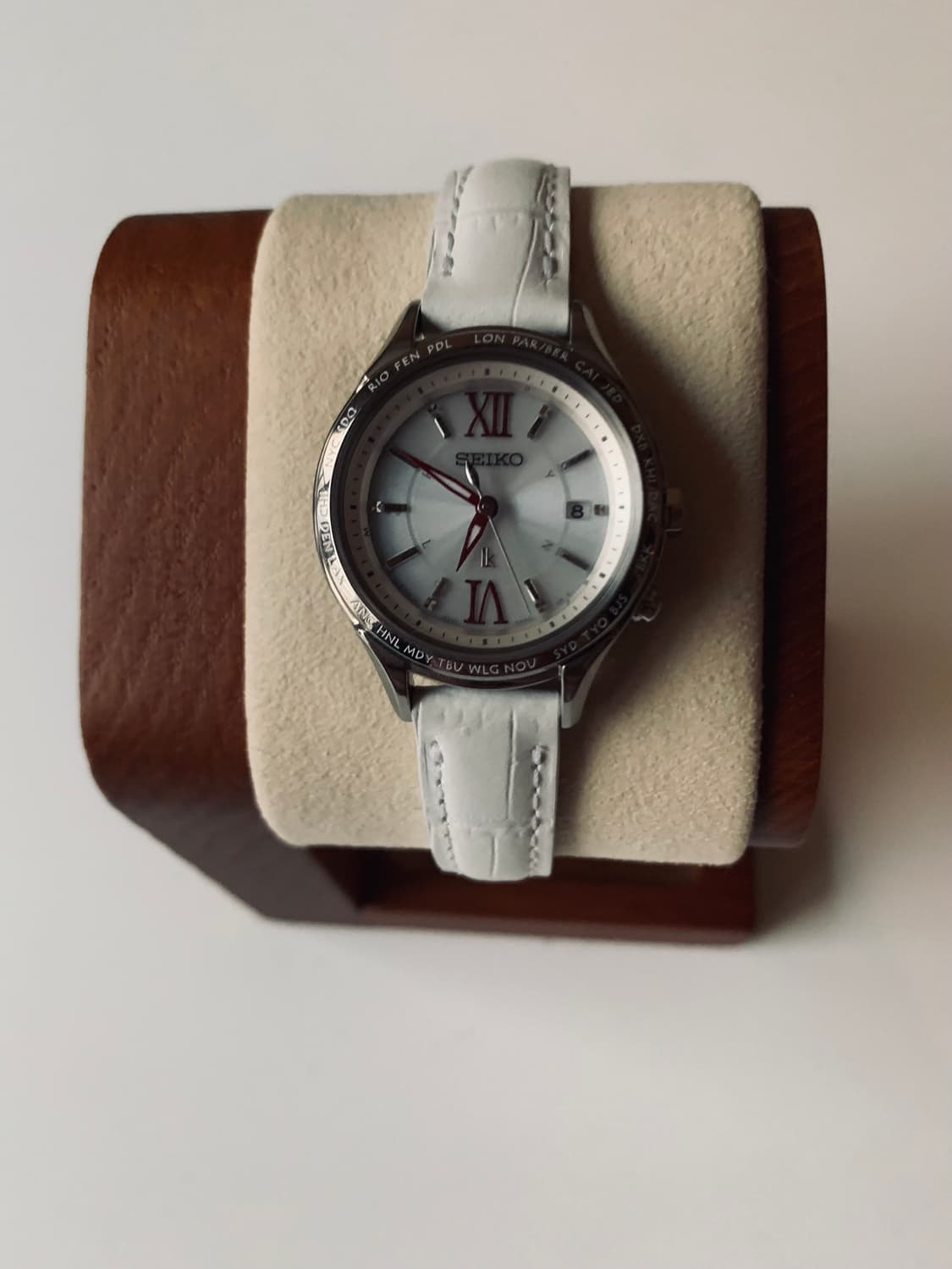 세이코 Seiko Lukia 밤비 가죽벨트 시계 상품이미지2