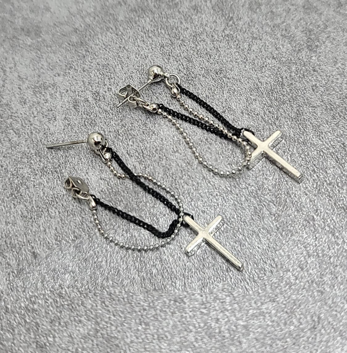 cross earrings 상품이미지4