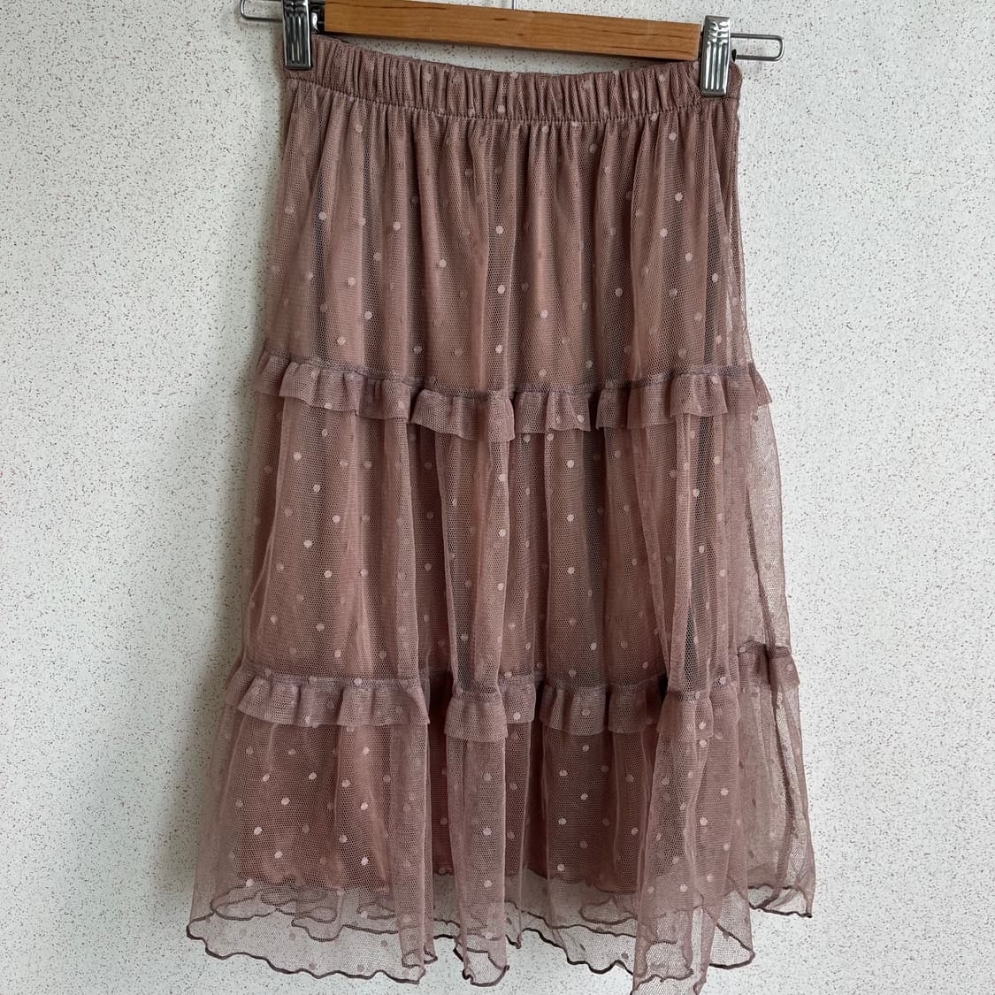 vtg 도트 쉬폰 레이스 원피스 상품이미지1