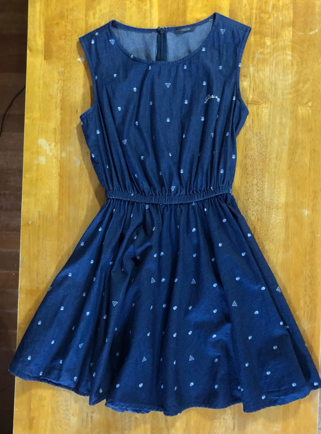 GUESS 데님 슬리브리스원피스 XS 상품이미지1