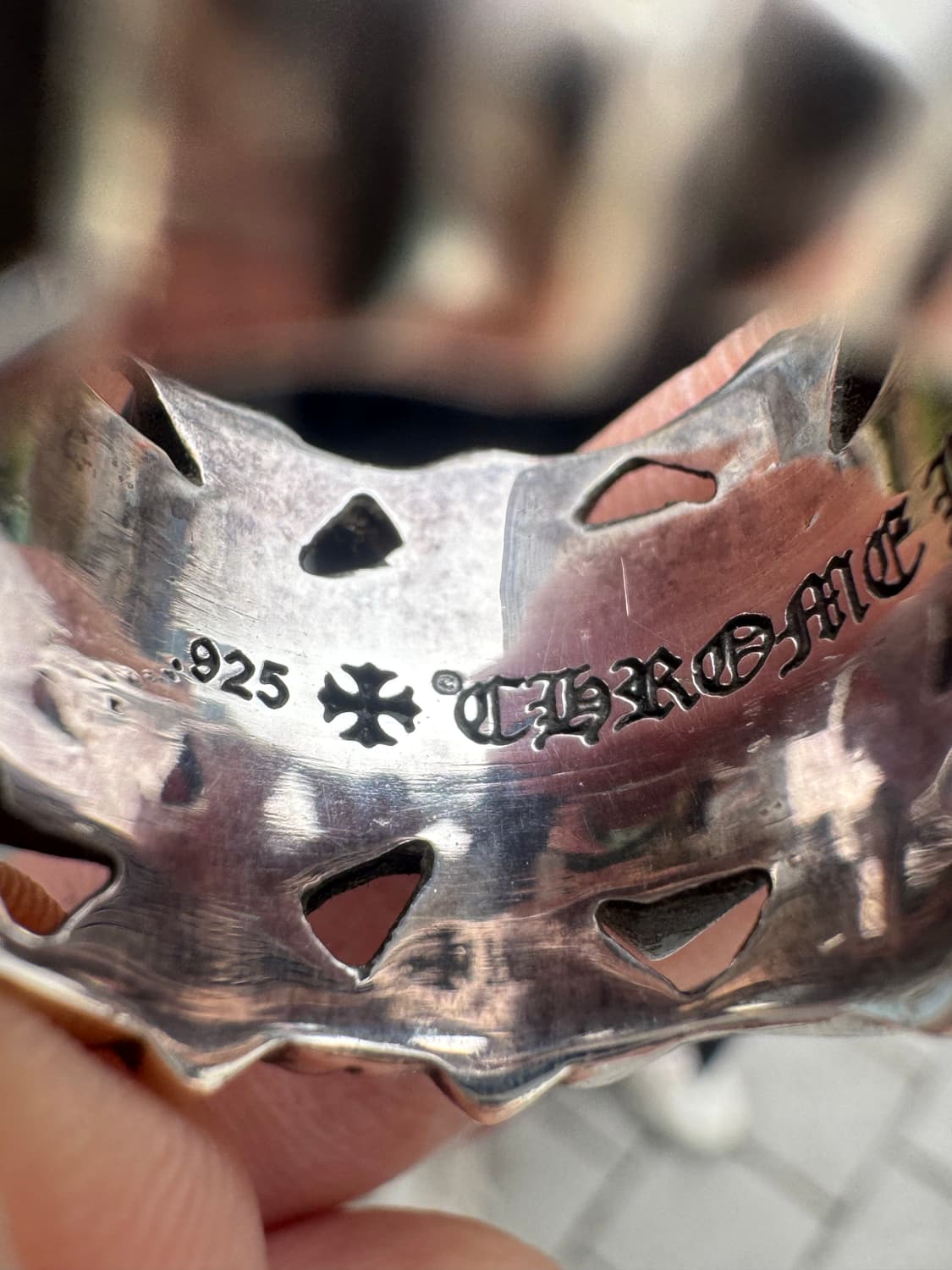 크롬하츠 반지 세메터리 스퀘어링 상품이미지5