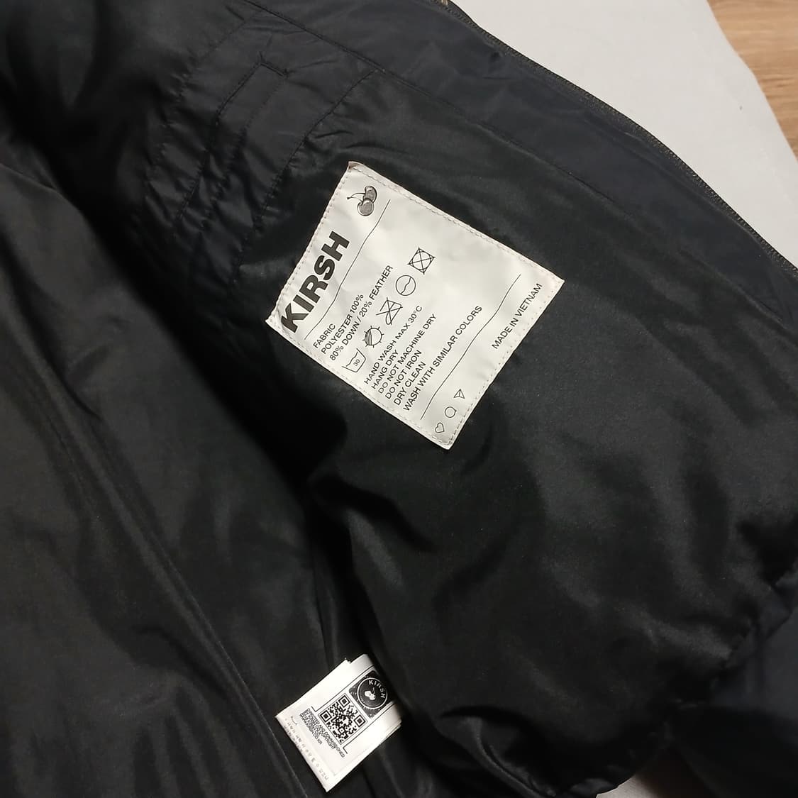 kirsh 키르시 체리 푸퍼 크롭 숏패딩 겨울 자켓 다운 상품이미지8