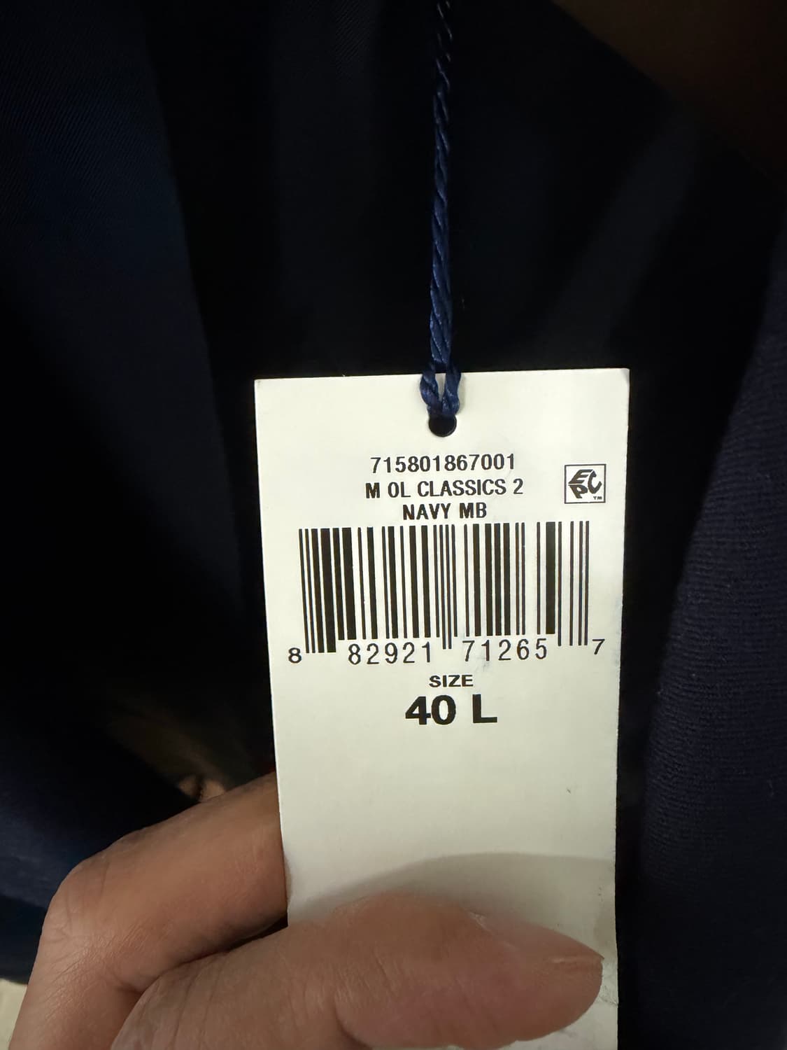 폴로 랄프로렌 네이비 도스킨 금장 버튼 블레이저 이태리 40L 새상품 상품이미지7