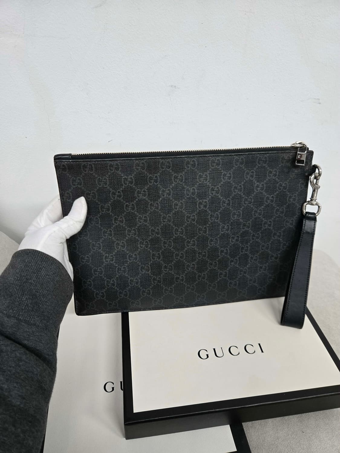 [보증서 정품] 구찌 킹스네이크 클러치백 상품이미지2