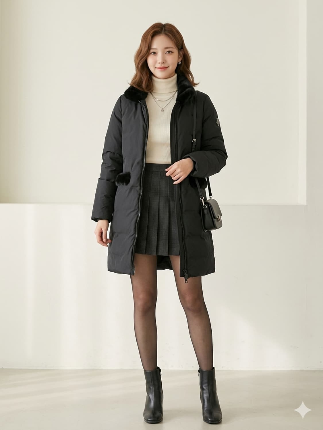 아이더 코펜하겐 밍크퍼 구스다운 패딩 상품이미지1