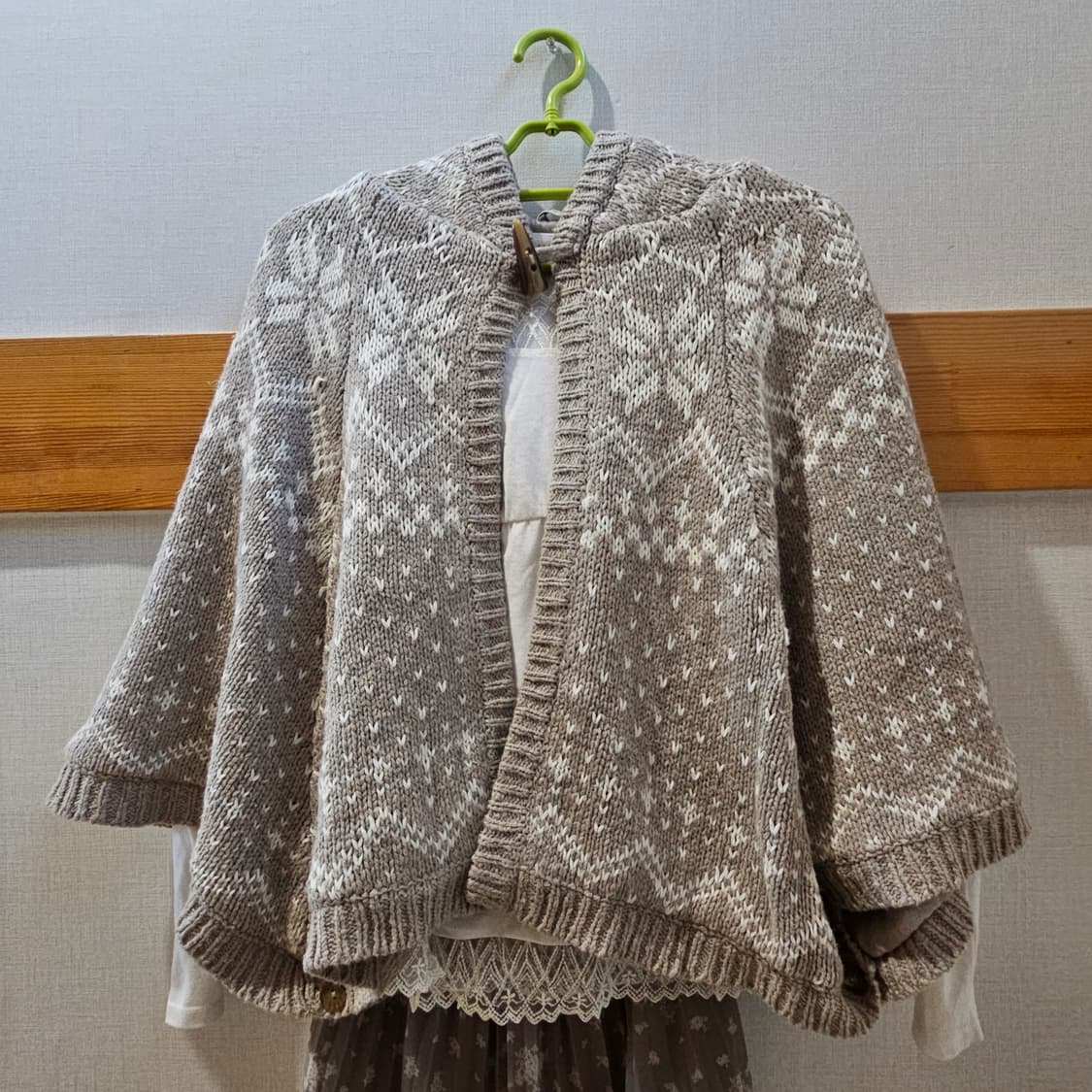 일본 어스뮤직 대대장 브라운 모리걸 케이프 급처 상품이미지2