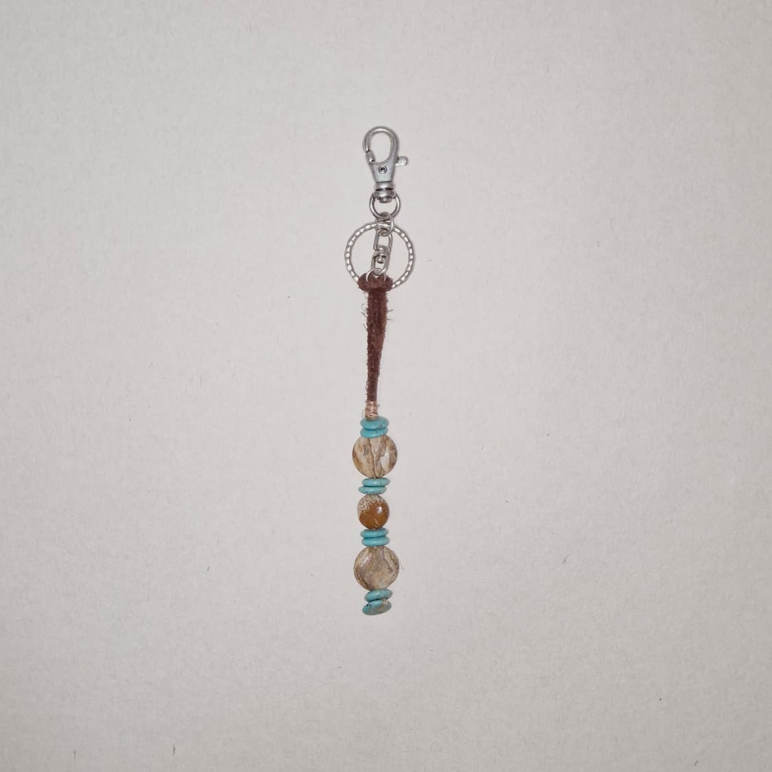 도화석-터키석-가죽끈 열쇠고리 상품이미지5