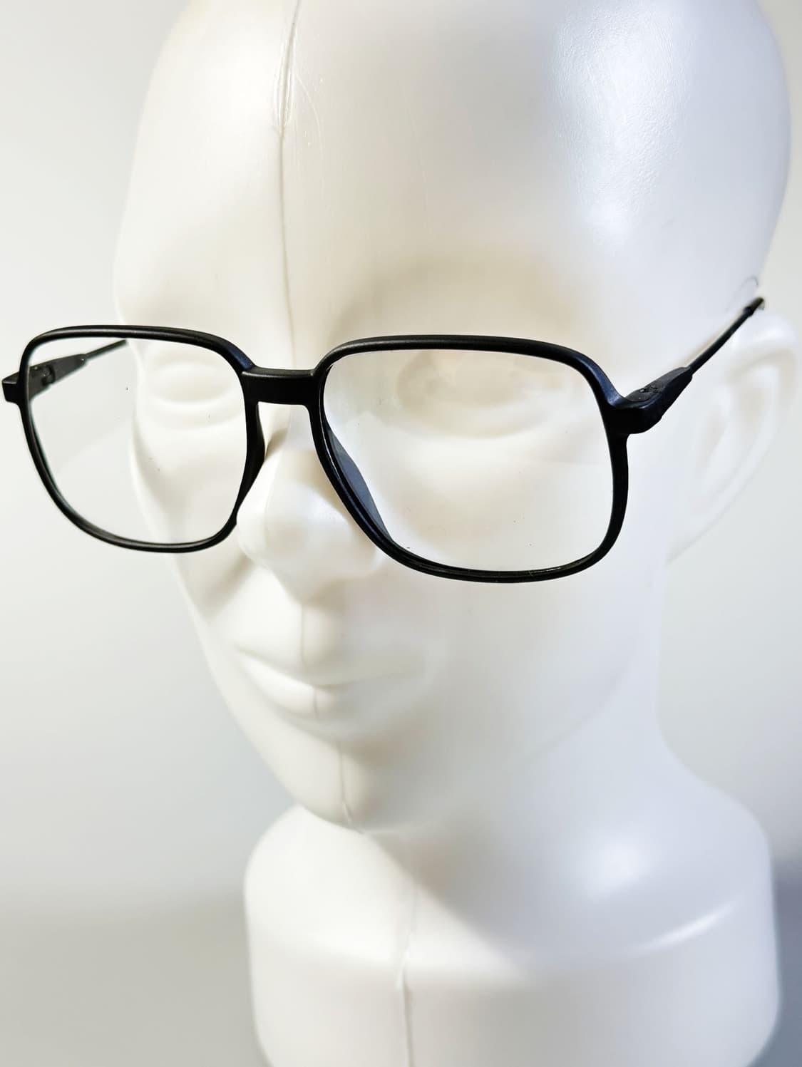80s ALAN 블랙 뿔테 레트로 스퀘어 빈티지 안경 상품이미지9