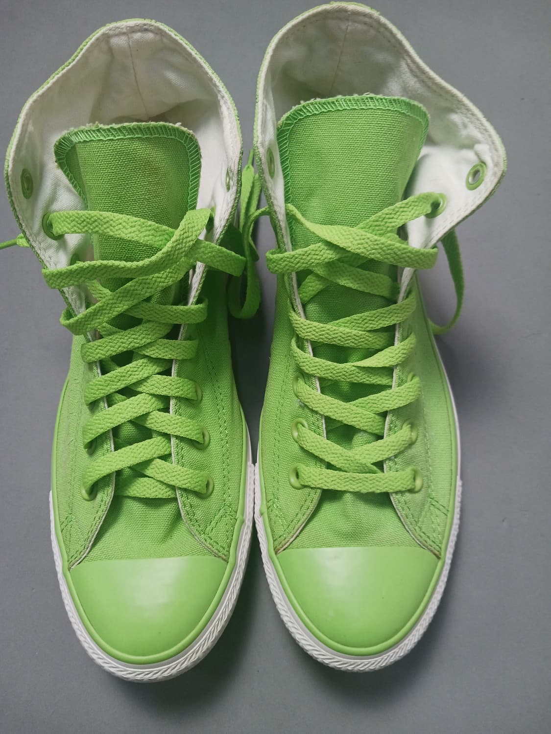 [270] 컨버스 척테일러 하이 라임그린 운동화 상품이미지1