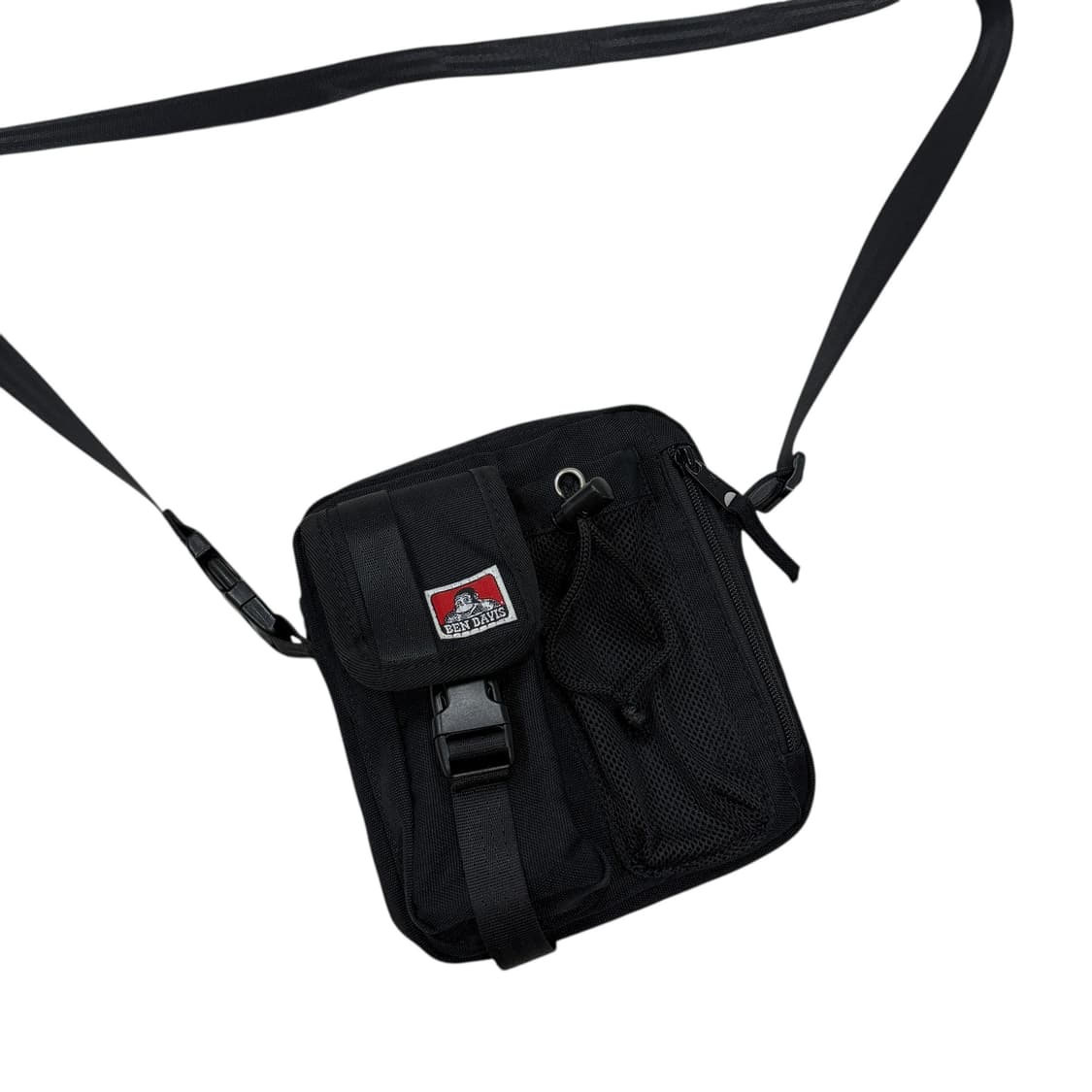 벤데이비스 미니 포켓 크로스백 가방 블랙 상품이미지2