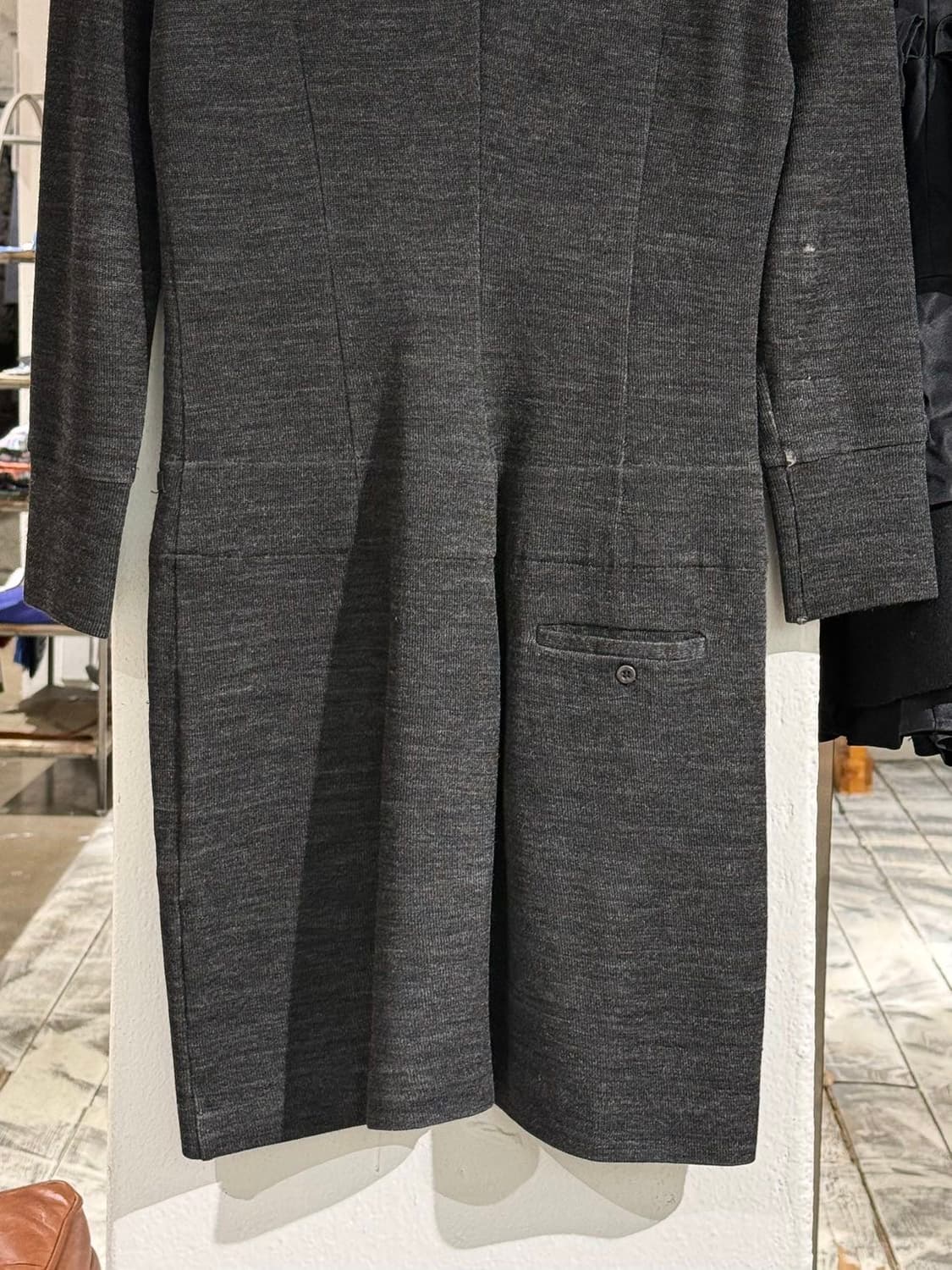 이자벨마랑 차콜 레인 울 포켓 미디 드레스 상품이미지6