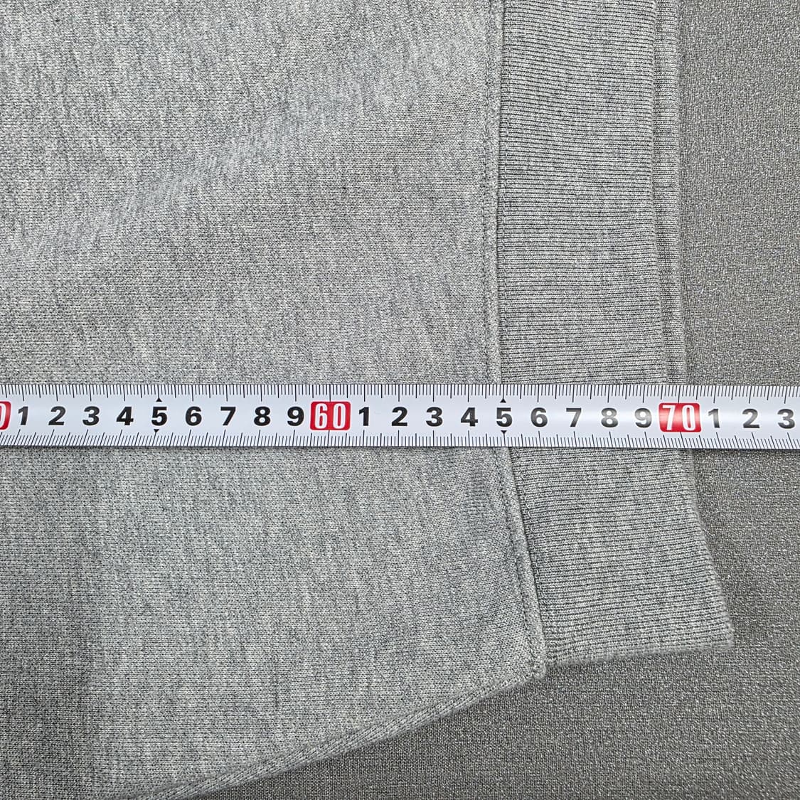 L) 메종키츠네 ACIDE 빅 자수로고 맨투맨 그레이 상품이미지7