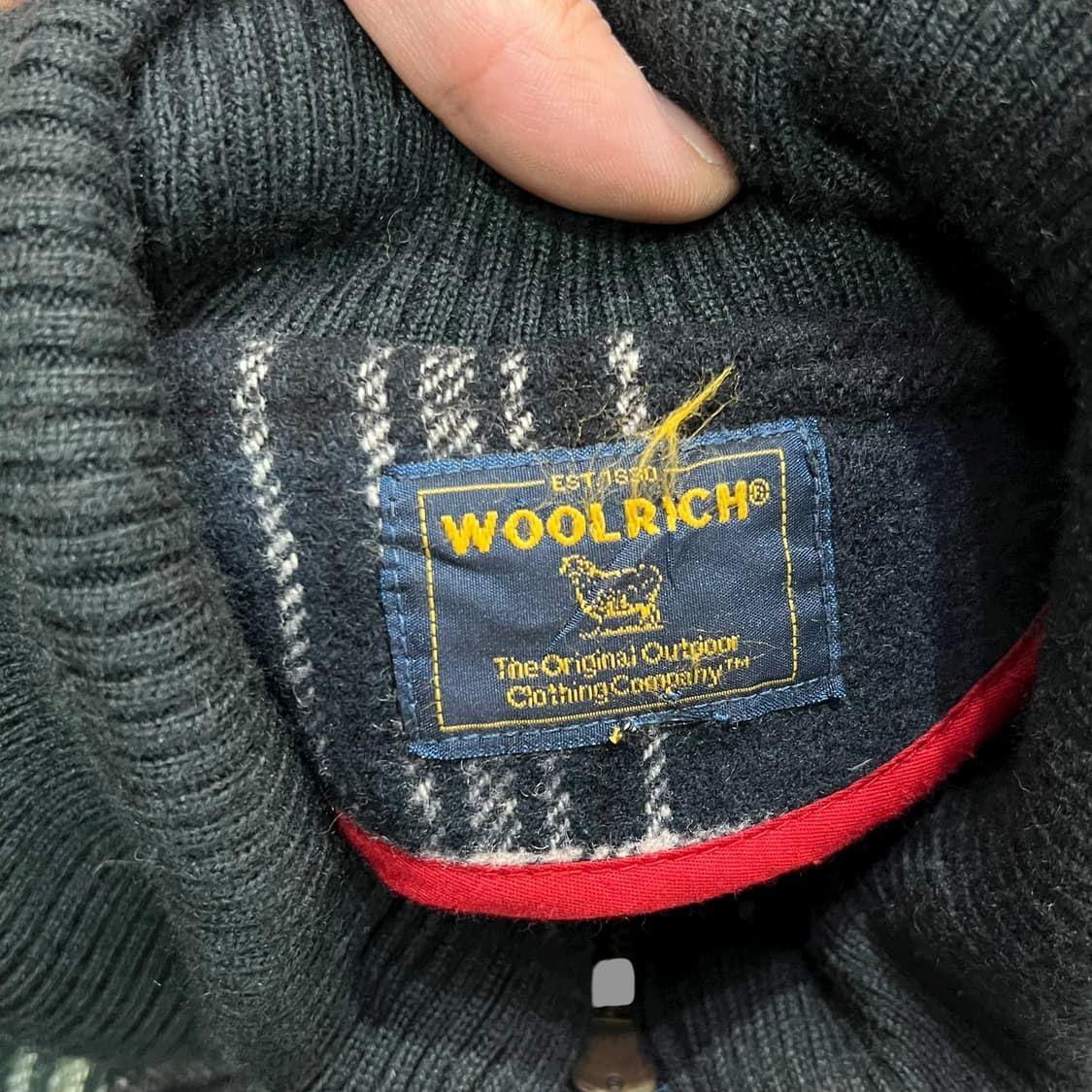  울리치 체크 집업 자켓 y14069 상품이미지8