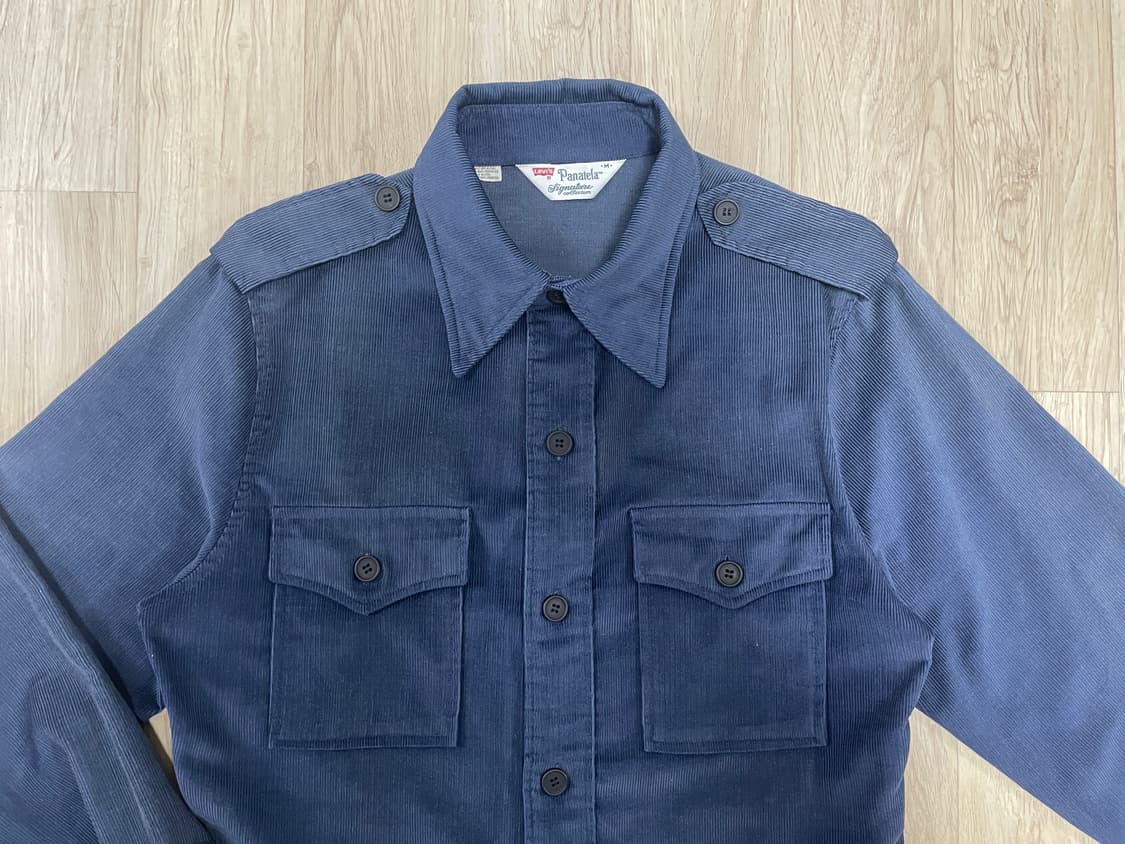 100) 70's 리바이스 네이비 코듀로이 부쉬자켓(RRL&LVC&폴로) 상품이미지4