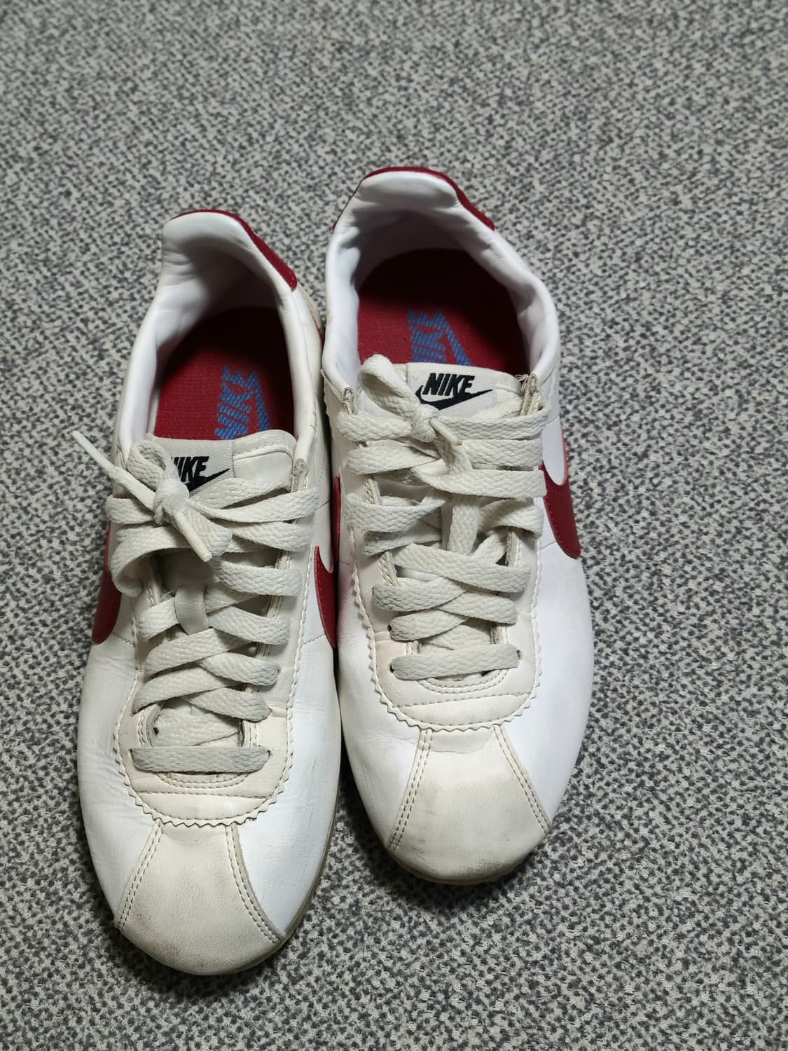나이키 클래식 코르테즈 레더 화이트/레드 스우시 240mm 상품이미지8
