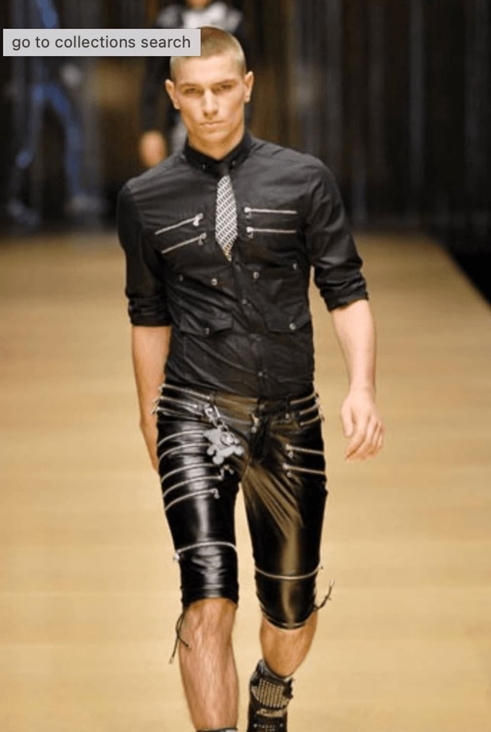 돌체앤가바나 08SS 카고 멀티 지퍼 셔츠 상품이미지1