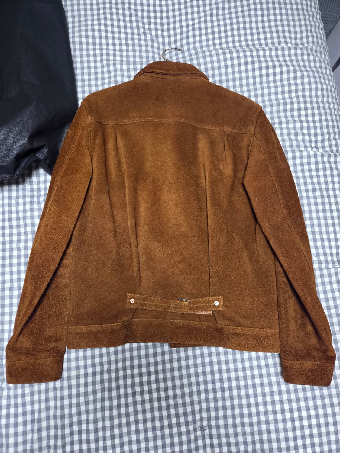 Y'2 LEATHER 스웨이드 트러커 자켓 40사이즈 상품이미지2
