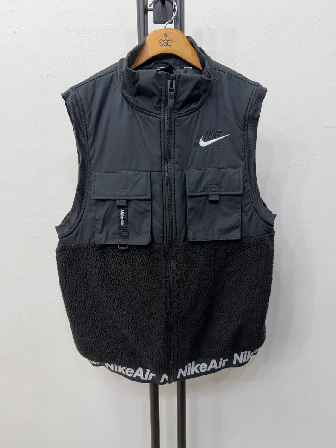 정품) 나이키 에어 후리스 포켓 뽀글이 베스트 L 상품이미지1