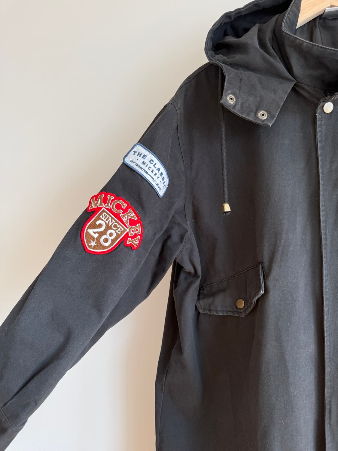 디즈니(Disney) 미키 피쉬테일 파카 야상(등판 미키 자수) 상품이미지3