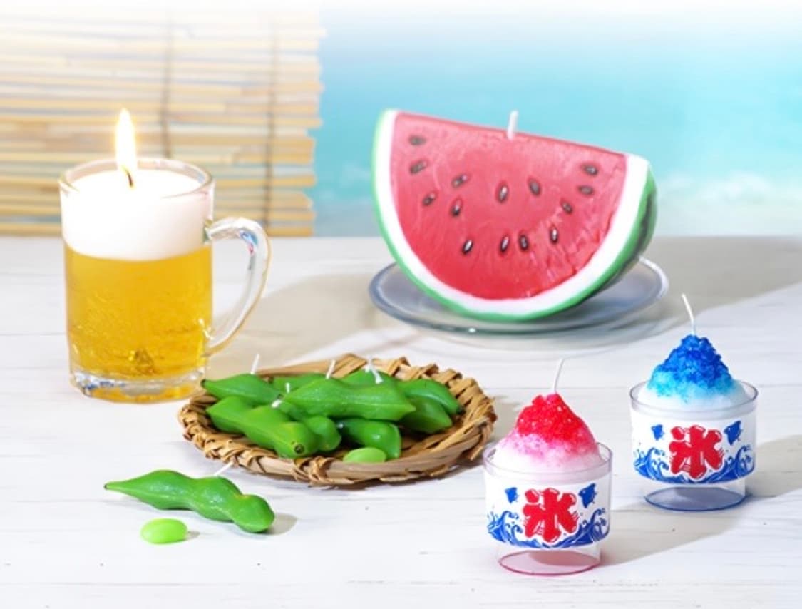 일본 빙수 카키고오리 모양 캔들 오브제 일본소품 상품이미지3