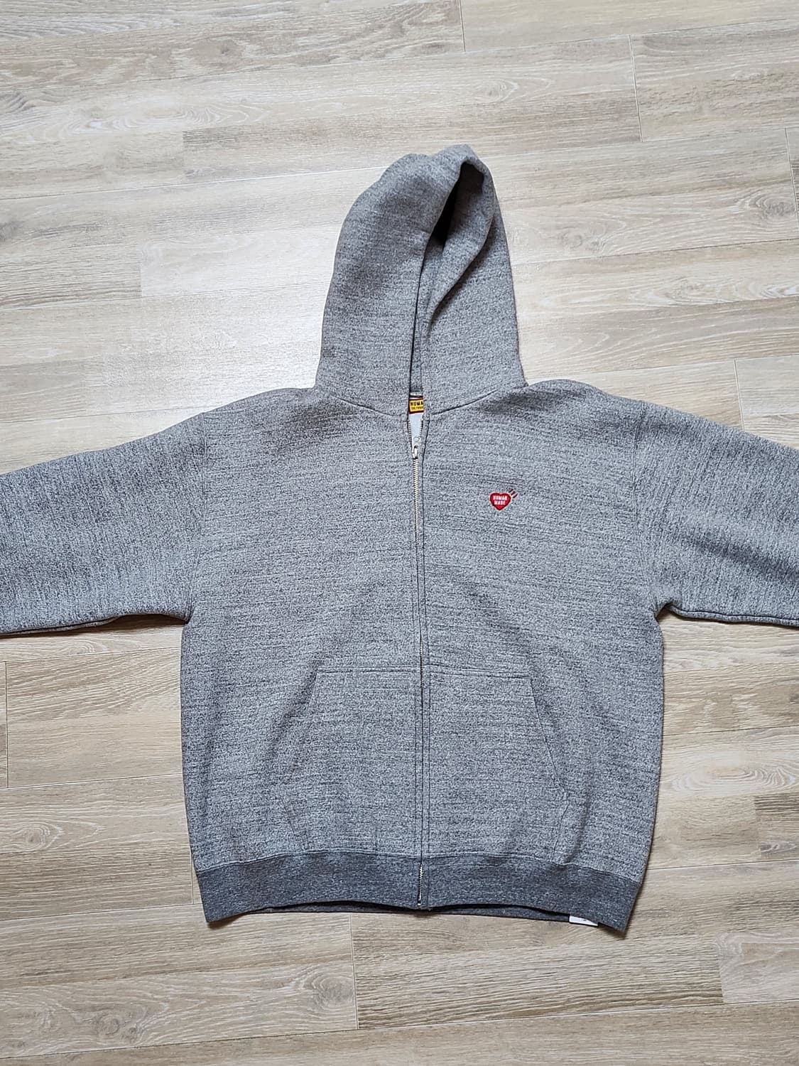 휴먼메이드 클레식 집업 스웨트 후디 그레이 상품이미지1