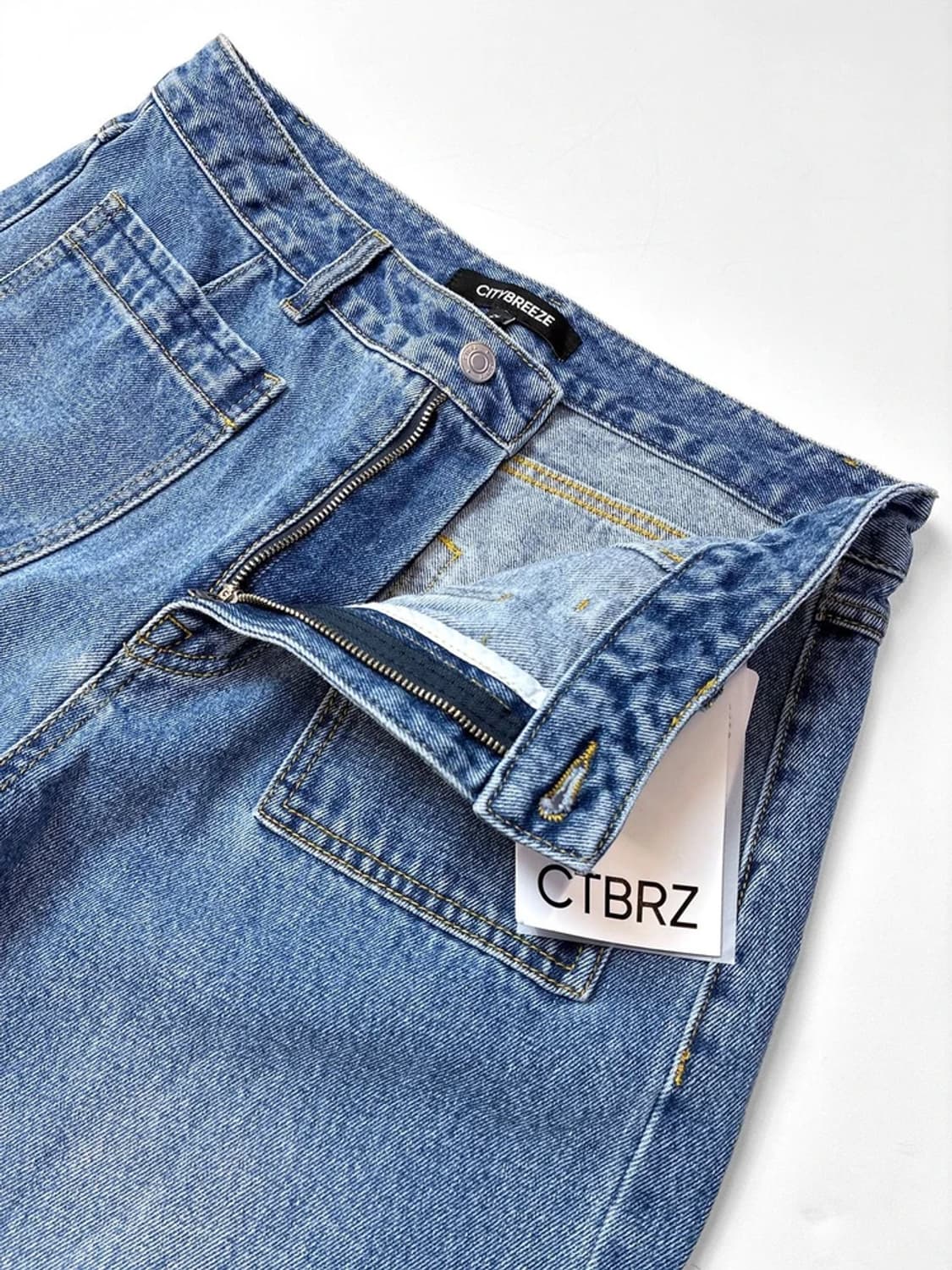 시티브리즈 25ss 포켓 와이드 데님 팬츠 PN5083 상품이미지3