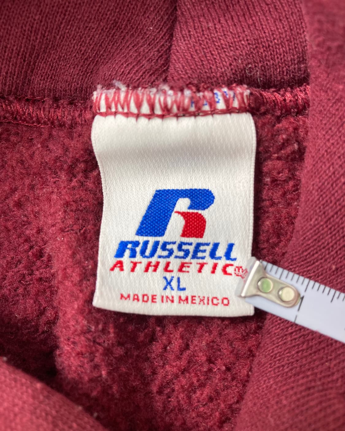 90s Russell Hoodie (burgundy) 상품이미지3