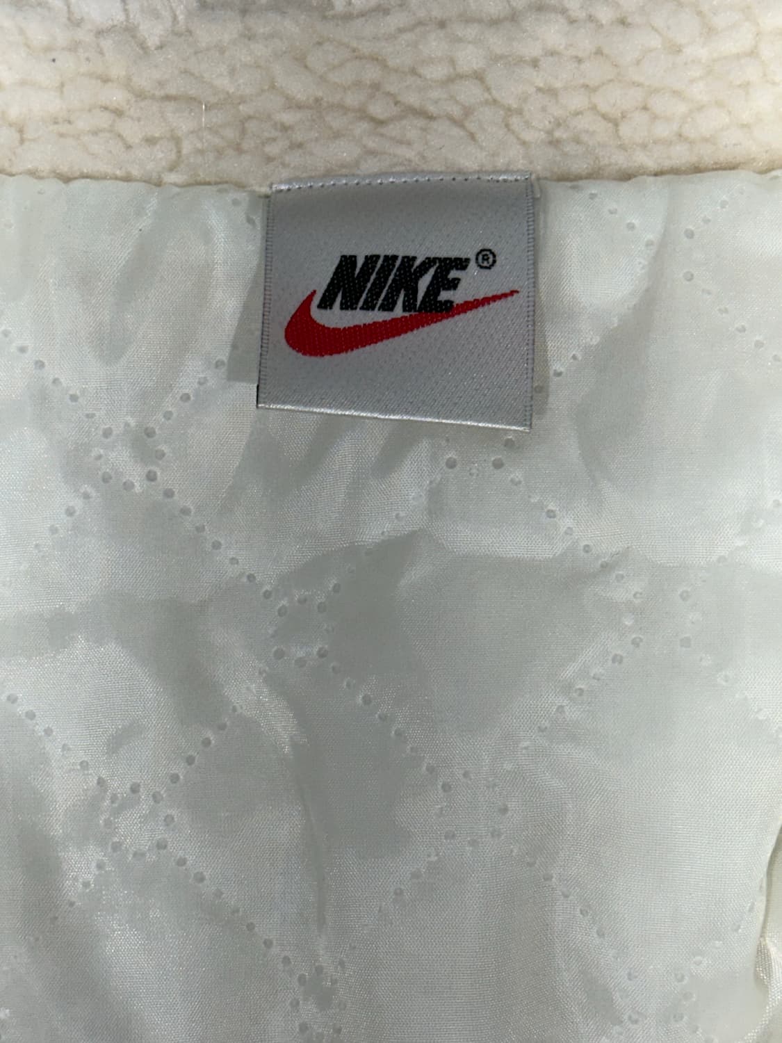90s 나이키 아이보리 후리스 뽀글이 플리스 자켓  상품이미지7