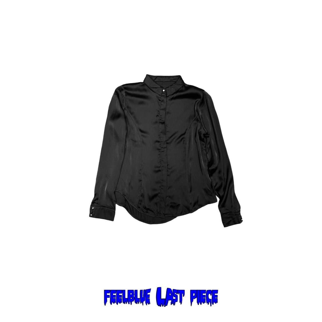 Matte Satin Princess-Line Shirts 새틴 블라우스 상품이미지1