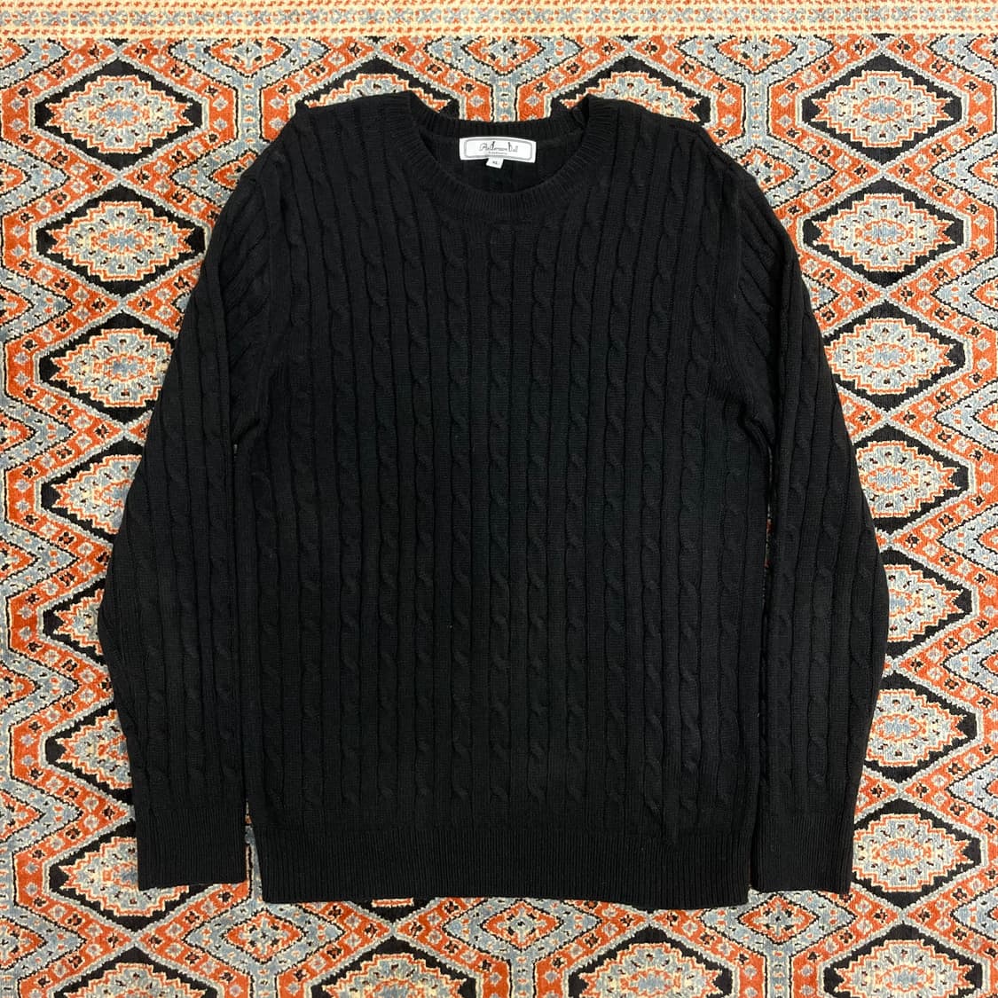 앤더슨벨 차콜 꽈배기 니트 여성XL 상품이미지1