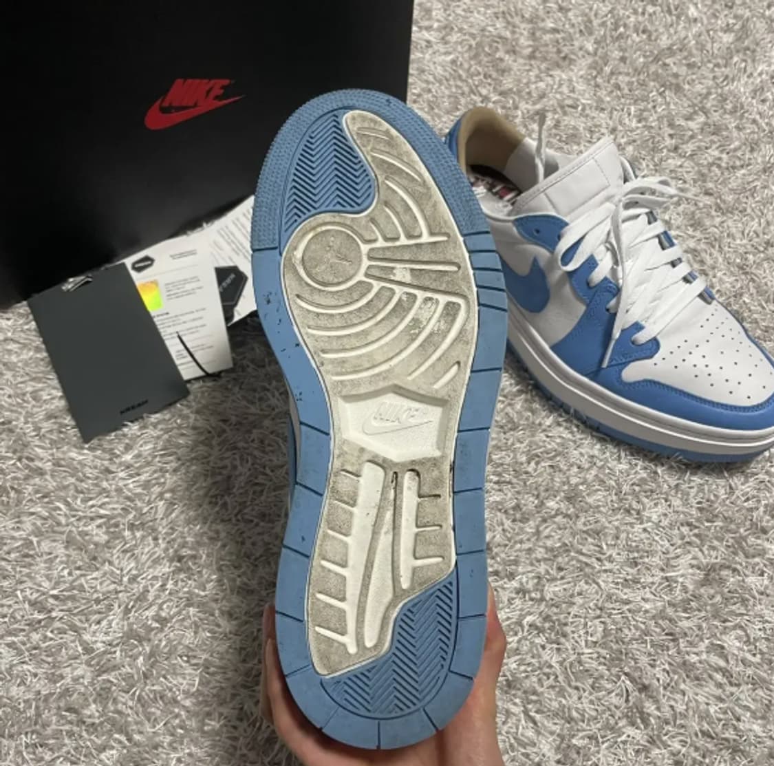 NIKE 조던 1 엘리베이트 SE 유니버시티 블루 로우 290 상품이미지3