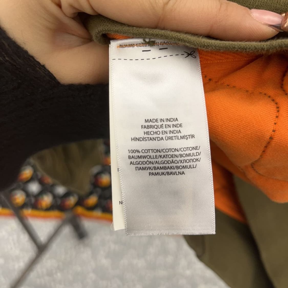 폴로 랄프로렌 빈티지 퀄팅 스트릿 스카쟌 집업 자켓 L C07697 상품이미지6