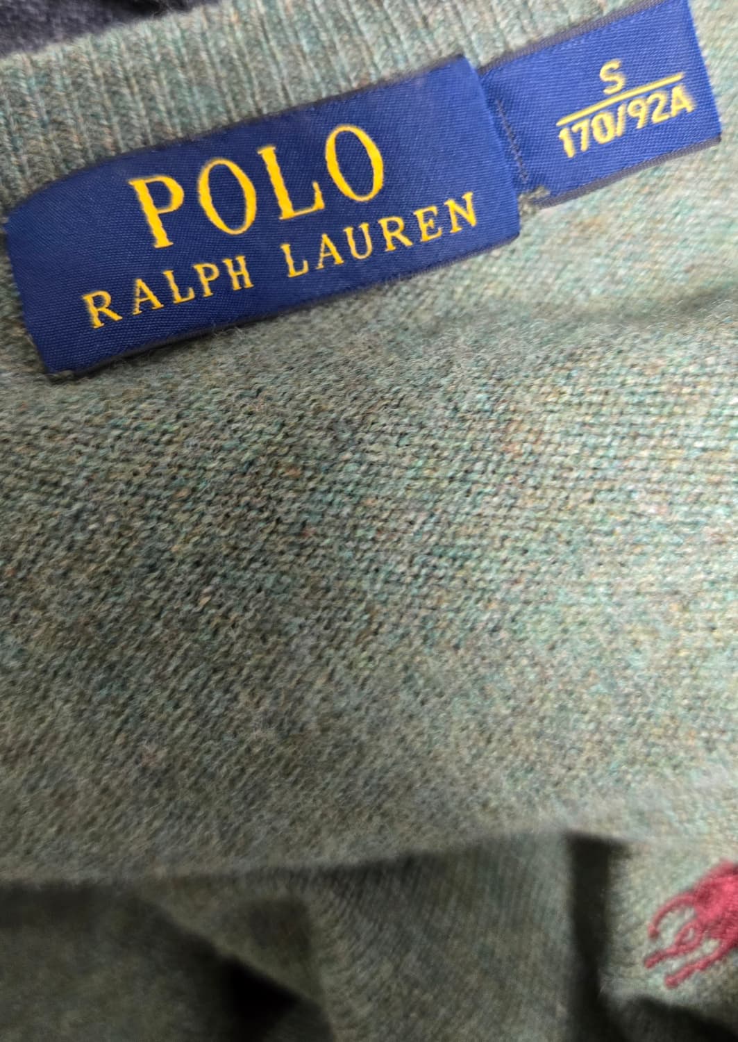 폴로랄프로렌 브이넥니트 세이지그린 상품이미지7